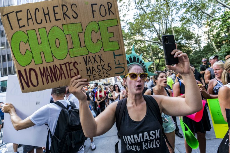 NYC Schools Vaccine Mandate Starts, Unpaid Leave for Those
Still Refusing to Comply 1