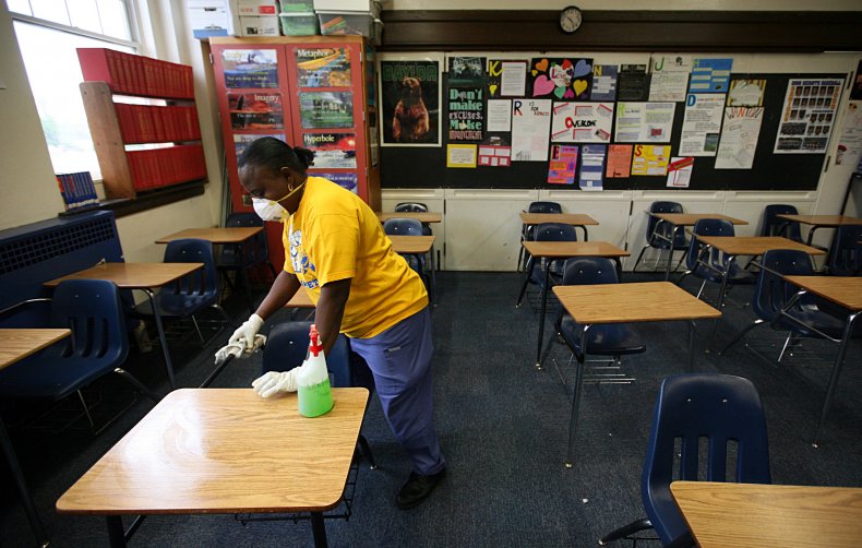 Viral Video Sparks Investigation Into Texas Teacher Removing
Mask, Breathing on Student 1