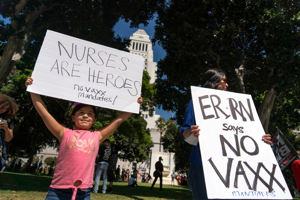 Front-line health care worker shortage due to COVID-19
vaccine mandates, burnout 1