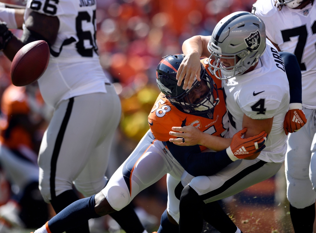 Broncos’ Von Miller sounds urgency alarm heading into
divisional opener against Raiders: “We have to win this
game” 1
