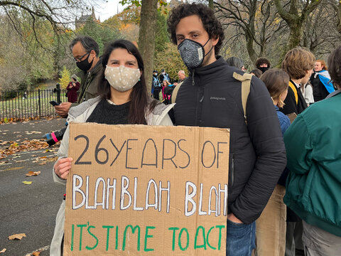 COP26 Protesters Back an Array of Causes, Connected by
Climate Change 1