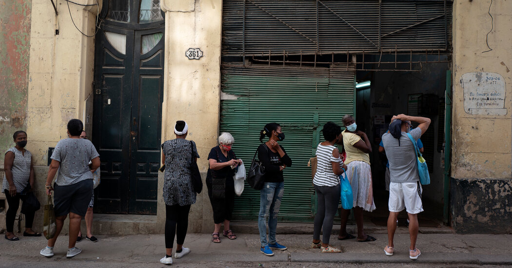 In Cuba, Desires for Food and Freedom May Spark a Rare Day
of Protest 1