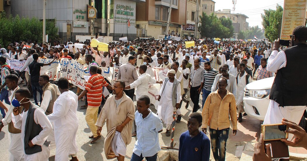 Sudanese Security Forces Fire on Protesters as Military
Tightens Grip 1