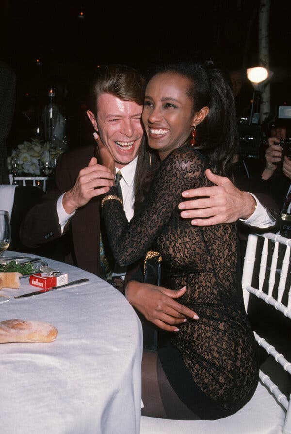 Supermodel Iman Opens Up About David Bowie, a New Perfume
and More 1