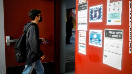 The ruling follows months of clashes between state and local
leaders over school mask mandates across the US 1