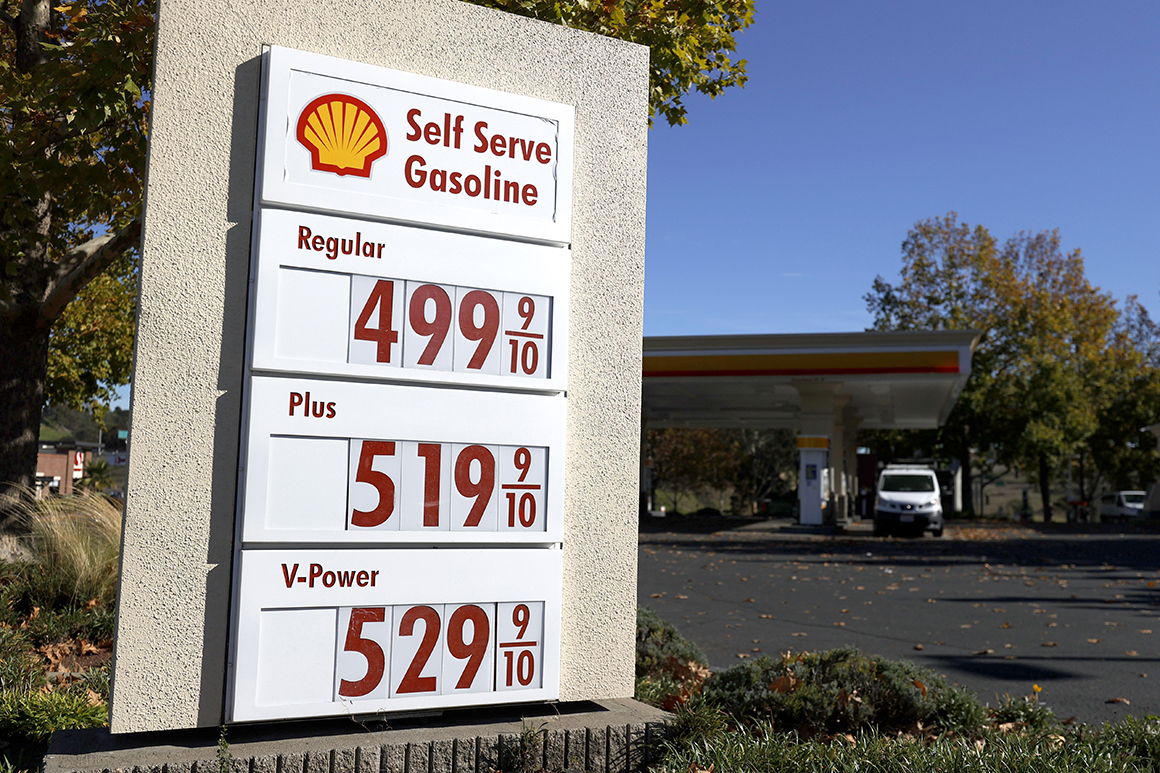 Biden to open taps on oil reserves to tamp down gasoline
prices 1