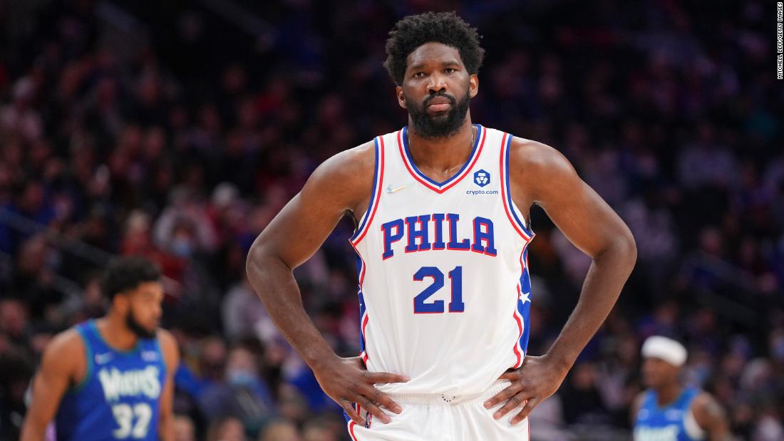Philadelphia 76ers star Joel Embiid on bout with Covid-19:
'I really thought I wasn't going to make it' 1