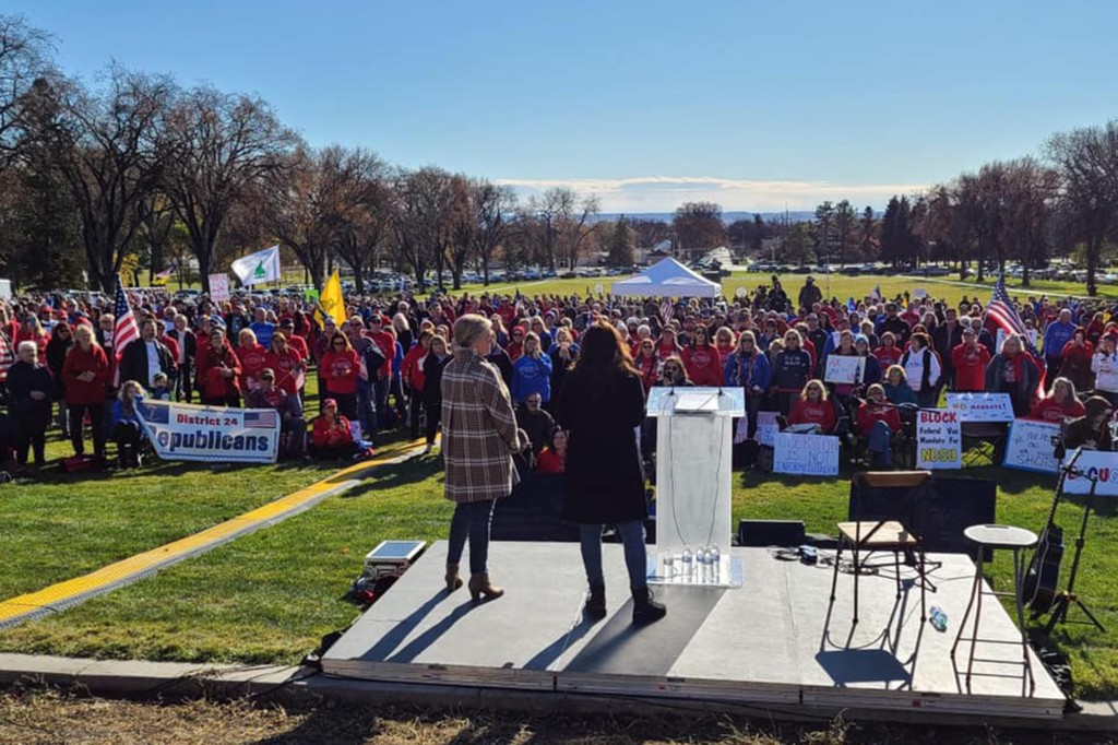Rep. Jeff Hoverson misses his anti-vaccine mandate rally
after getting COVID-19 1