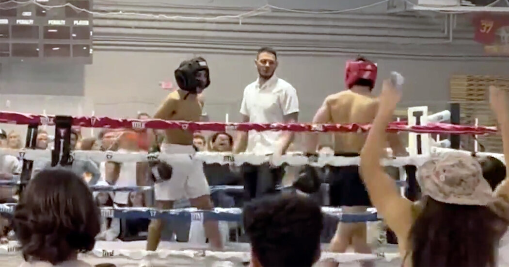 Nevada Athletic Panel Opens Inquiry Into Fraternity Boxing
Event After Student’s Death 1