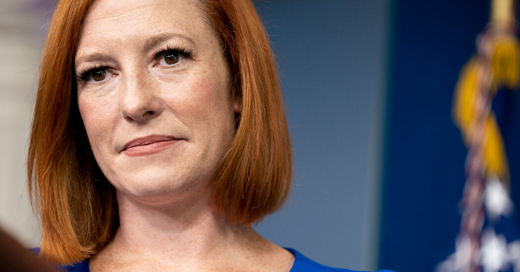 W.H. Press Secretary Jen Psaki Tested Positive for
Coronavirus 1