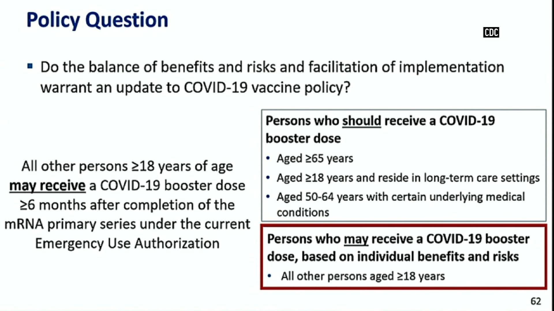 US opens COVID-19 booster doses to all adults 1