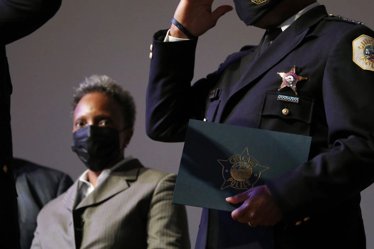 Angry that slain Chicago officer Ella French was recommended
for discipline, aldermen oppose mayor’s police accountability
nominee 1
