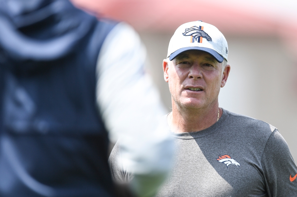 Broncos offensive coordinator Pat Shurmur tests positive for
COVID-19, will likely miss Sunday’s game 1
