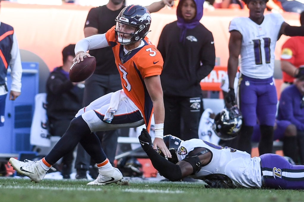 Broncos back-up QB Drew Lock ruled out of today’s game due
to COVID-19 protocols 1