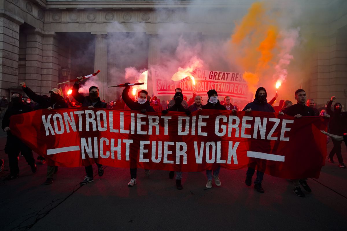Protests erupt over virus rules in Austria, Italy,
Croatia 1 Protests erupt over virus rules in Austria, Italy,
Croatia 1
