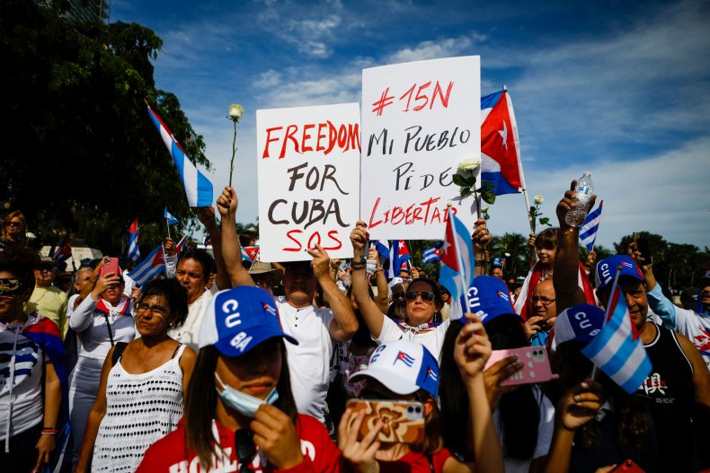 What is Happening in Cuba as Protesters Take to the Streets
to Demand Freedom 1