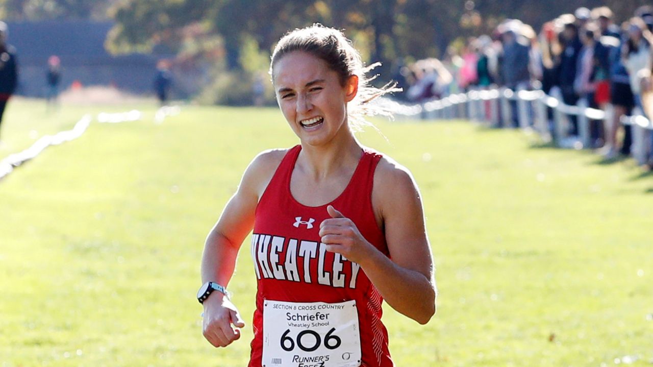 Wheatley's Julia Schriefer wins Nassau Class C girls cross
country state qualifier 1