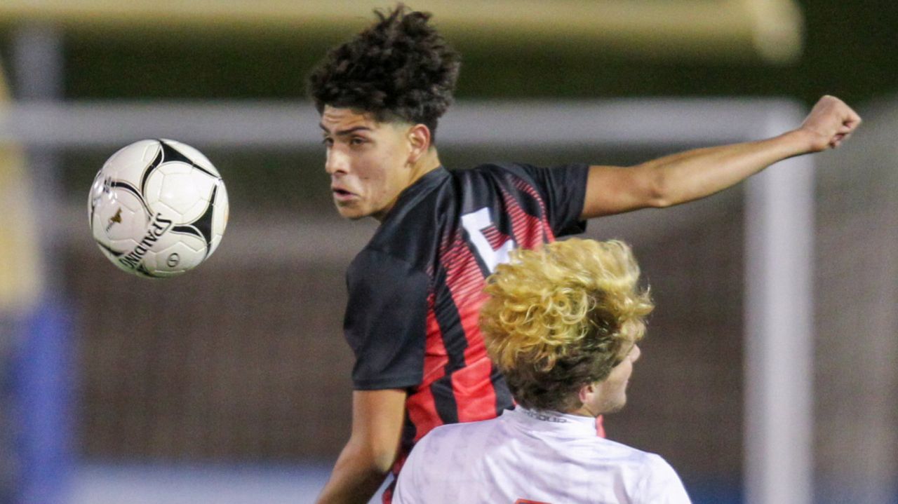 Juan Ponce powers Amityville boys soccer to Class A state
final 1