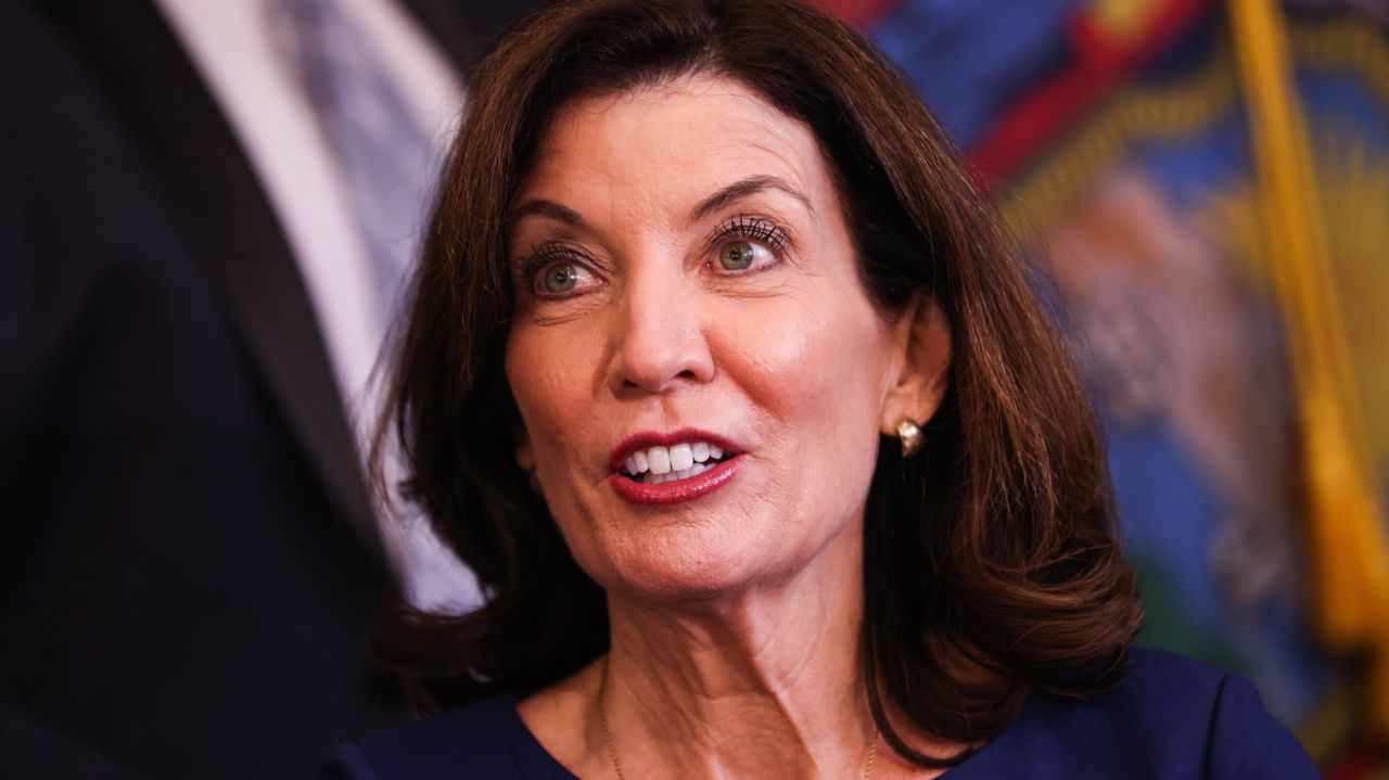 Gov. Hochul expected to sign bill banning selling,
displaying hate symbols on public property, her office says 1