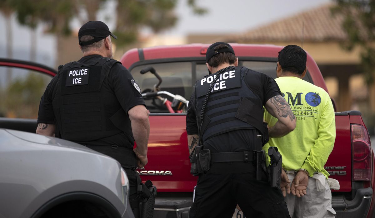 ICE arrests plummeted under Biden guidance; officers
averaged an arrest every two months 1