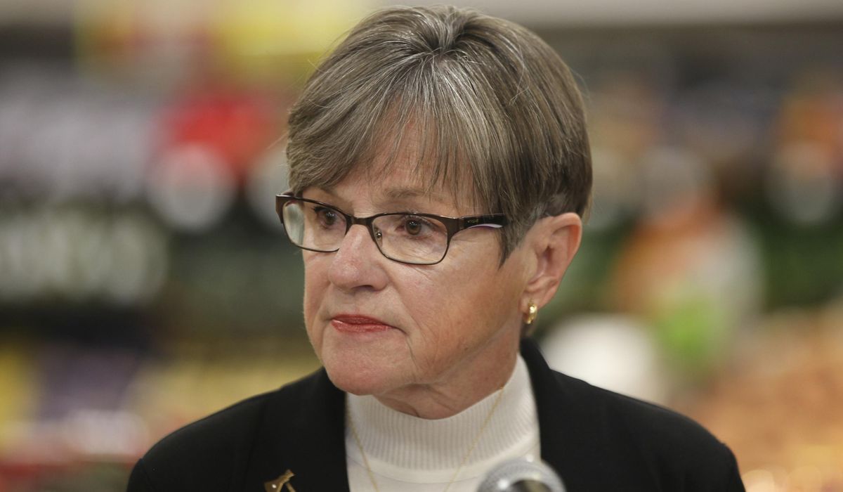 Kansas Gov. Laura Kelly: OSHA pause of COVID-19 mandate for
large businesses is 'right decision' 1