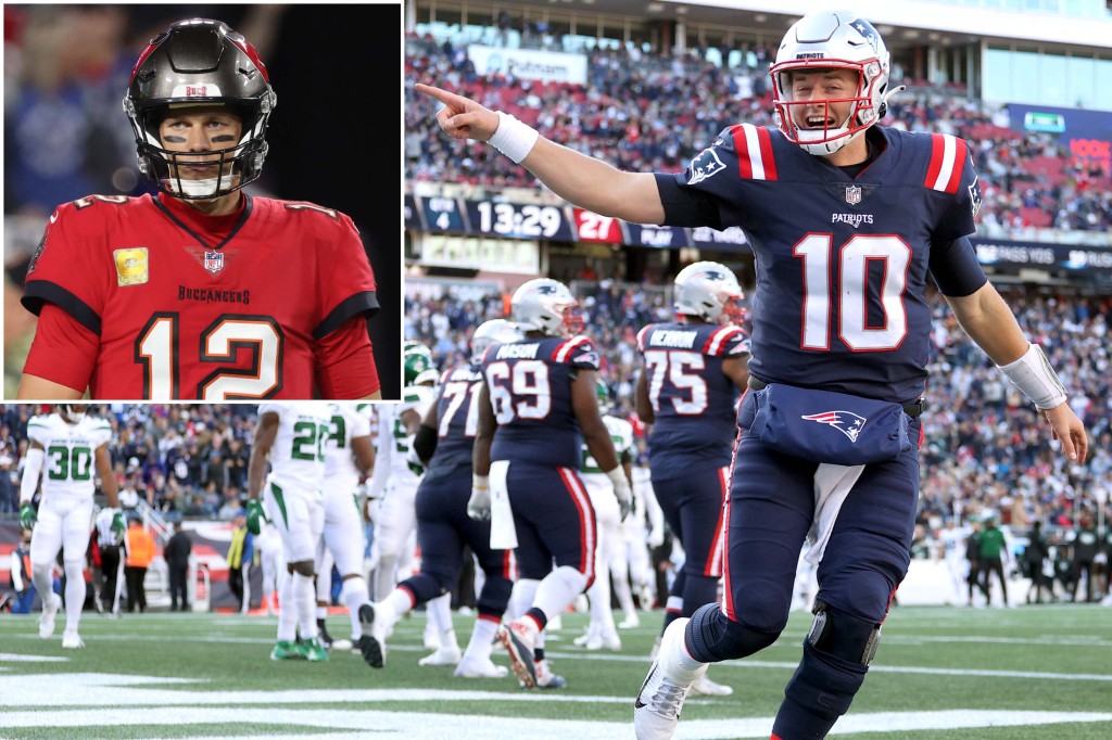 Patriots’ Mac Jones is already ahead of the Tom Brady
curve 1