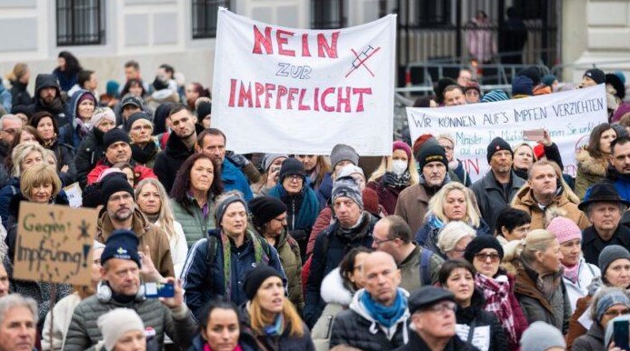 Austria Orders Lockdown For The Unvaxx’d, Directs Police To
Carry Out Spot-Checks 1