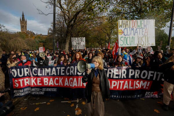 COP26 updates: Thousands Protest for Climate Action at
Glasgow Summit 1