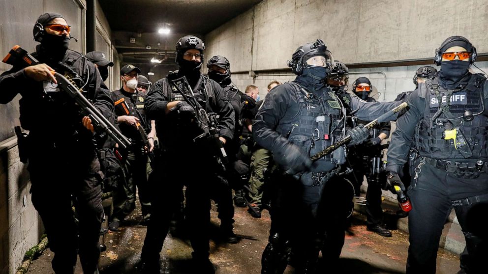 Rittenhouse protest in Portland, Oregon, declared a
riot 1