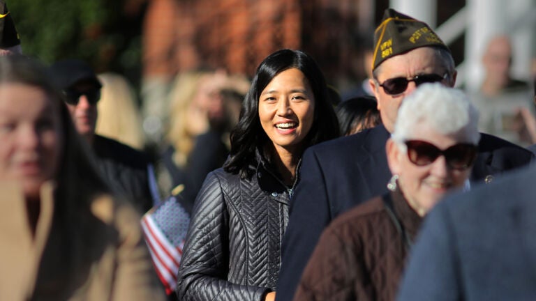 Watch: Michelle Wu takes oath of office to be Boston’s new
mayor 1