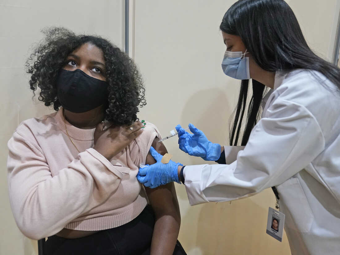Pfizer wants the FDA to let 16- and 17- year-olds get a
COVID-19 booster shot 1