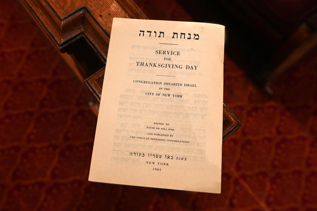Patriotic Manhattan synagogue has celebrated Thanksgiving
since 1789 1