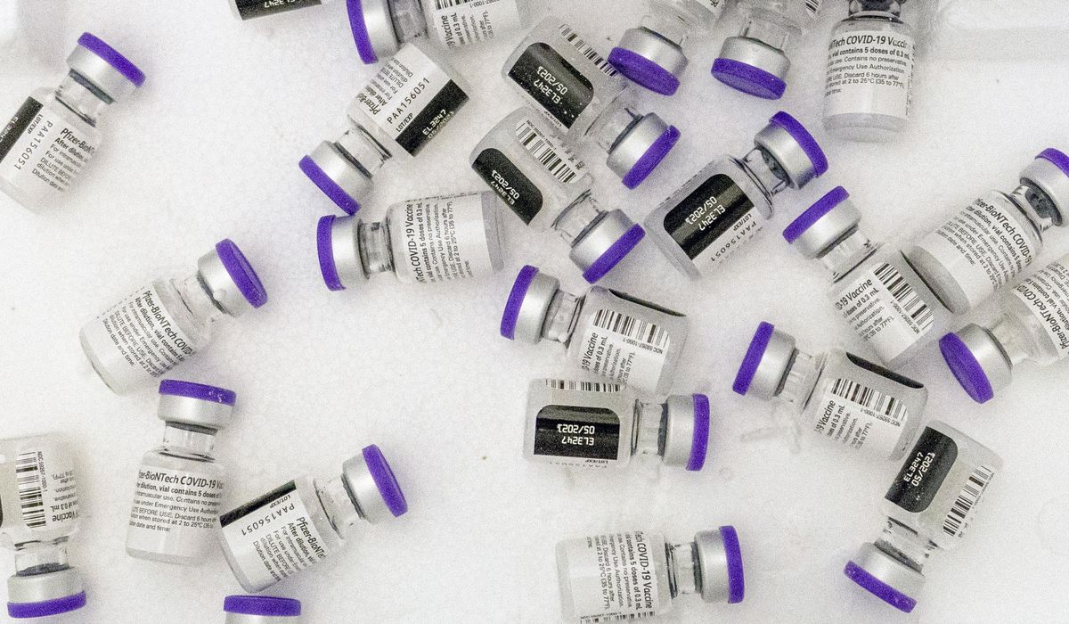 Pfizer asks FDA to OK COVID-19 booster shots for all
adults 1