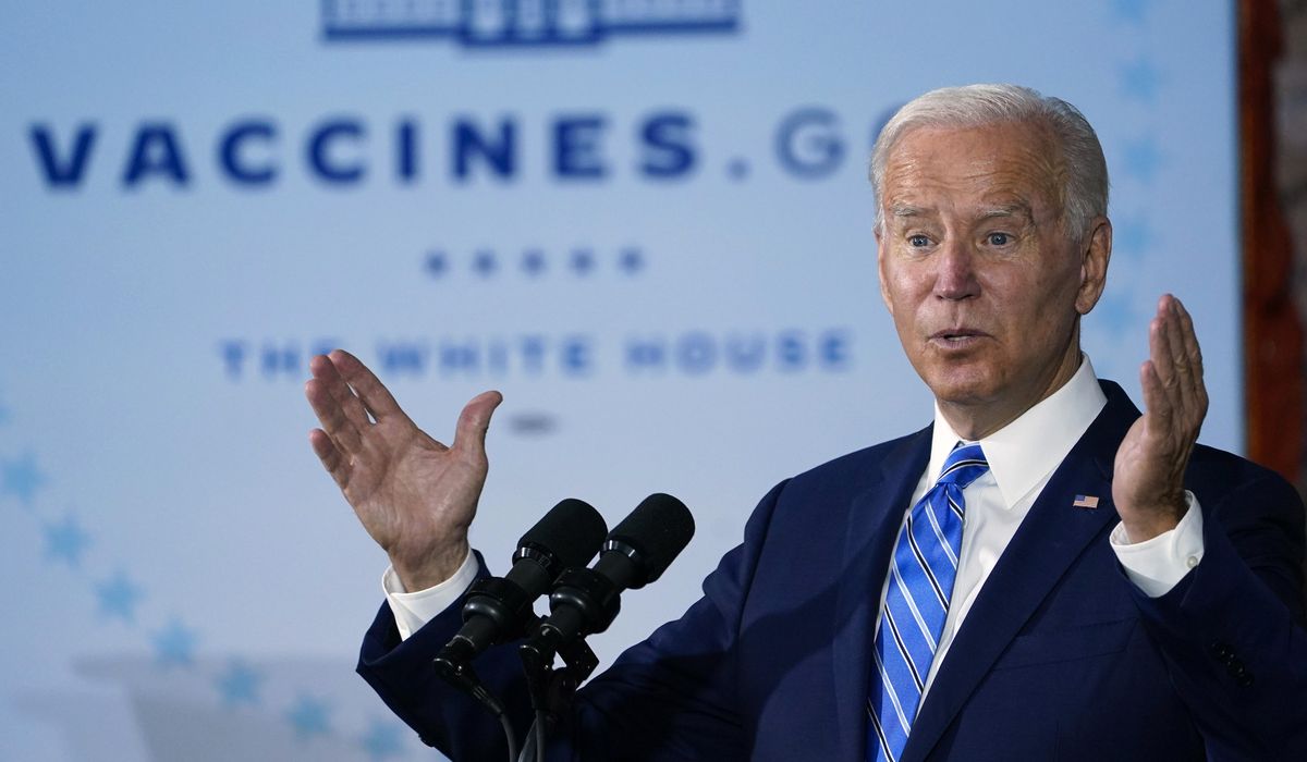 White House: Over 90% of federal workers have at least one
COVID-19 shot 1