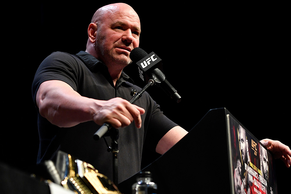 Dana White called Joe Rogan for advice after contracting
COVID-19 1