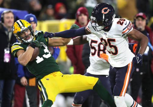 Chicago Bears add 3 more players — including Eddie Goldman
and Artie Burns — to the reserve/COVID-19 list, bringing their
total to 5 1