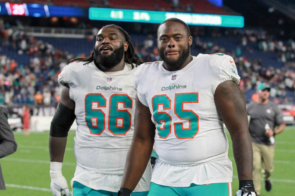 Dolphins place offensive guard on COVID-19 reserve
list 1