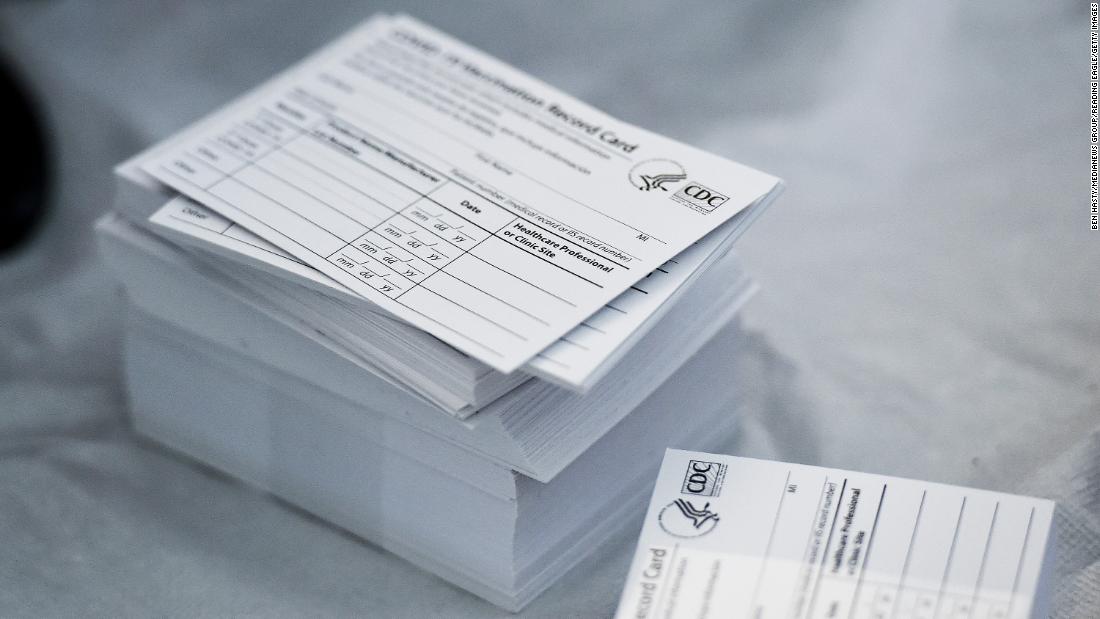Nurse charged with making fake Covid-19 vaccine
cards 1