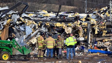 Workers at factory hit by massive tornado file class-action
lawsuit against employer 1