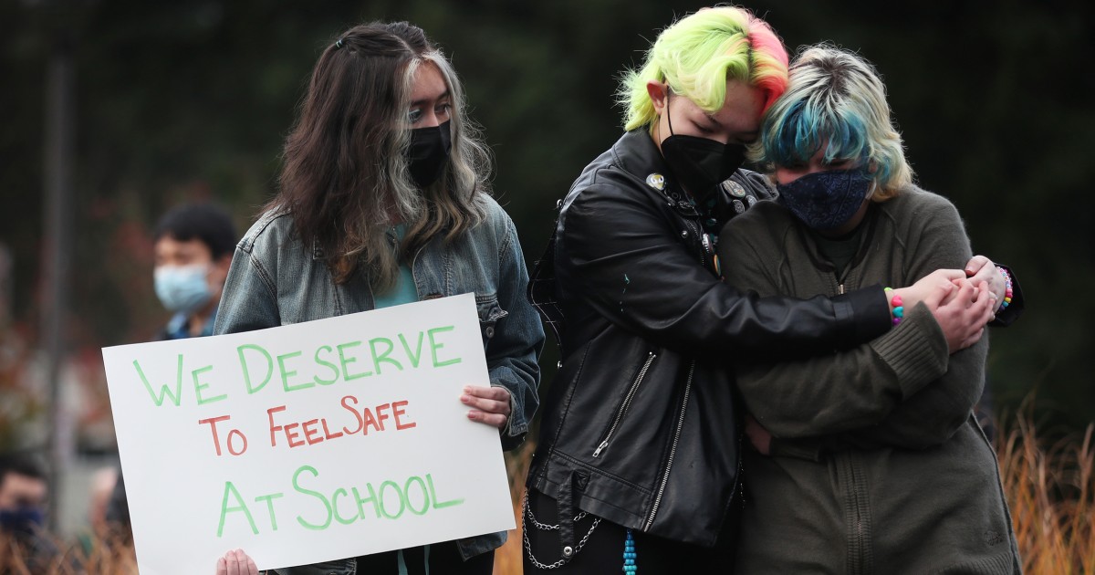 Students are walking out of school to protest districts’
handling of sexual assault allegations 1