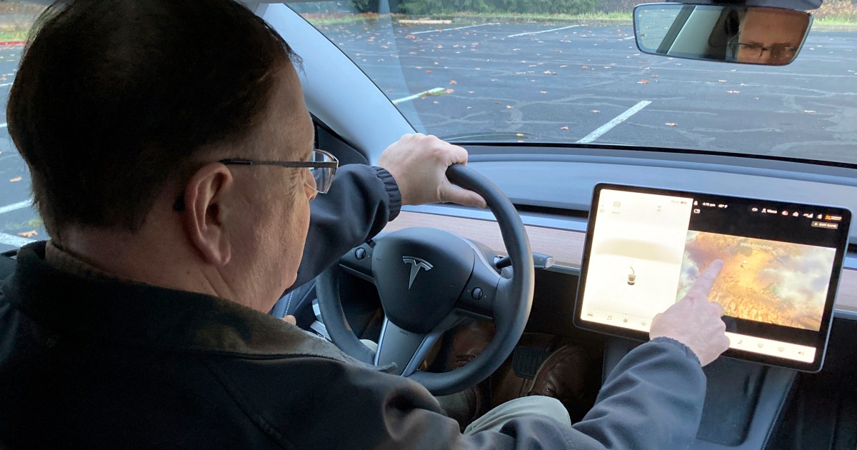 U.S. regulator opens probe into 580,000 Tesla vehicles over
game feature 1