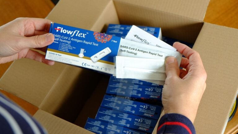 Massachusetts is distributing over 2 million free rapid
COVID-19 tests — and there could be more to come 1