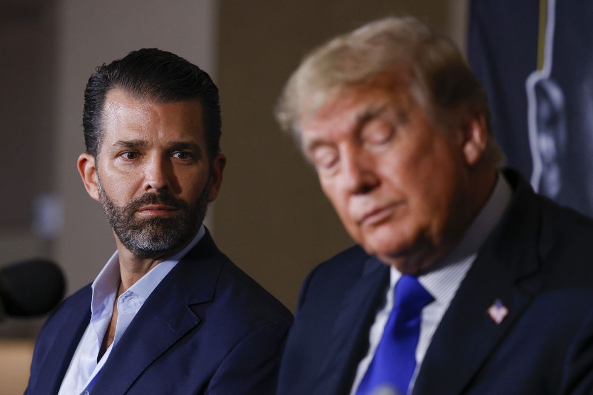 Donald Trump Jr. led text-message chorus pleading for dad to
end Jan. 6 riot: ‘He’s got to condemn this’ 1