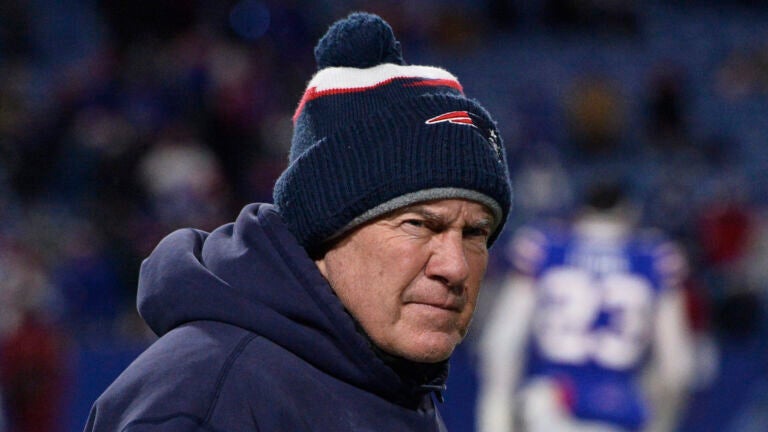 Bill Belichick discussed the Patriots unorthodox game plan
in win vs. the Bills 1