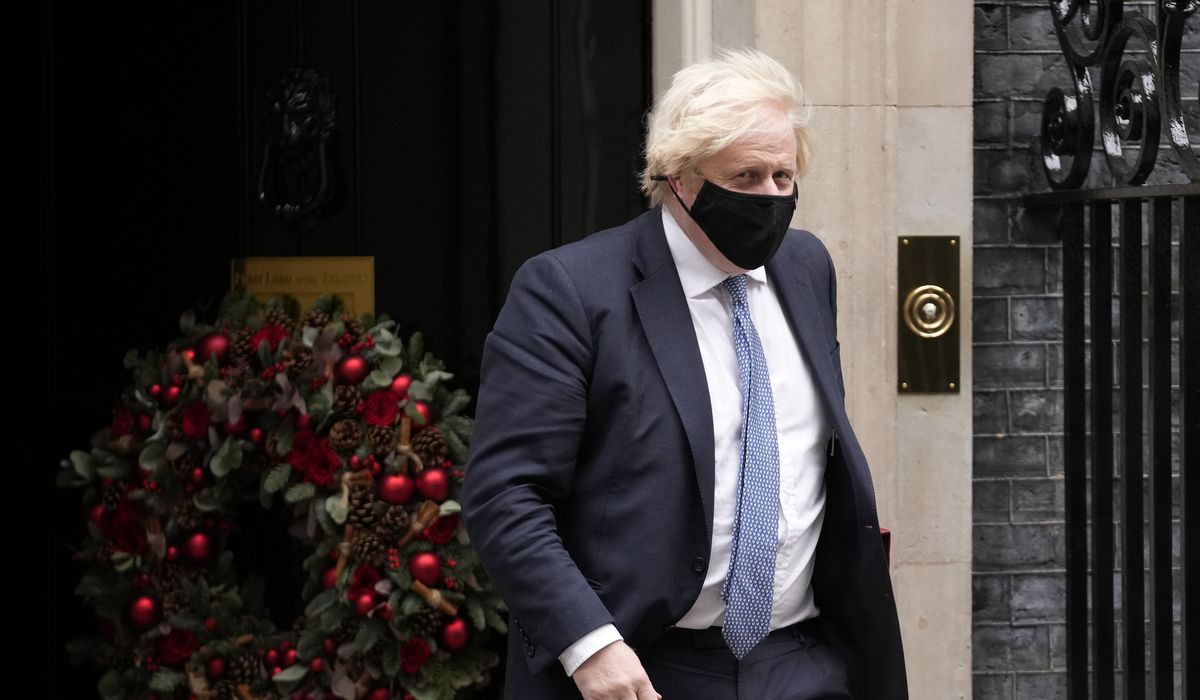 British PM Boris Johnson orders probe amid anger over staff
lockdown party 1