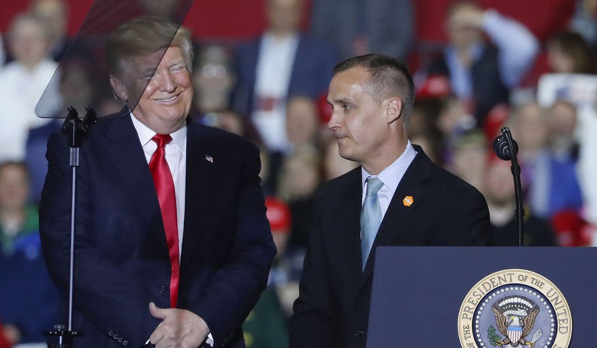 Corey Lewandowski may be down, but he's not out;
scandal-scarred aide still has open line to Trump 1