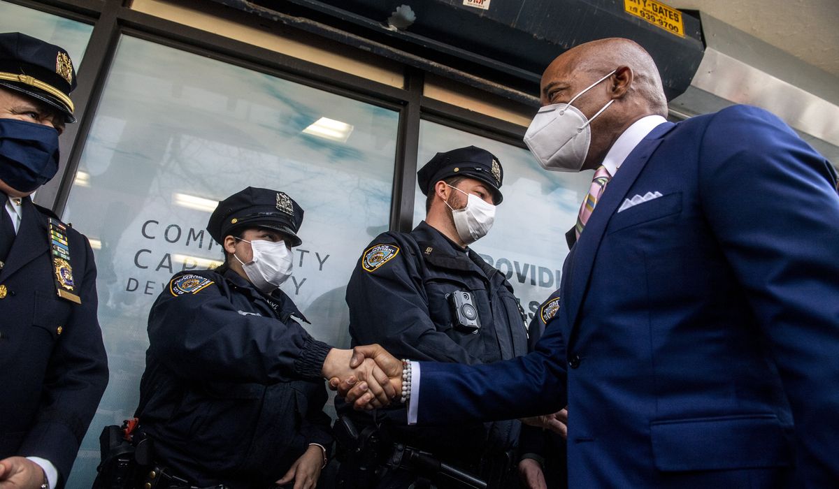 NYPD requires all cops to mask up amid COVID-19
surge 1