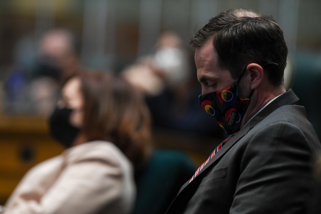 Colorado Rep. Jason Crow says he tested positive for
breakthrough COVID-19 infection 1