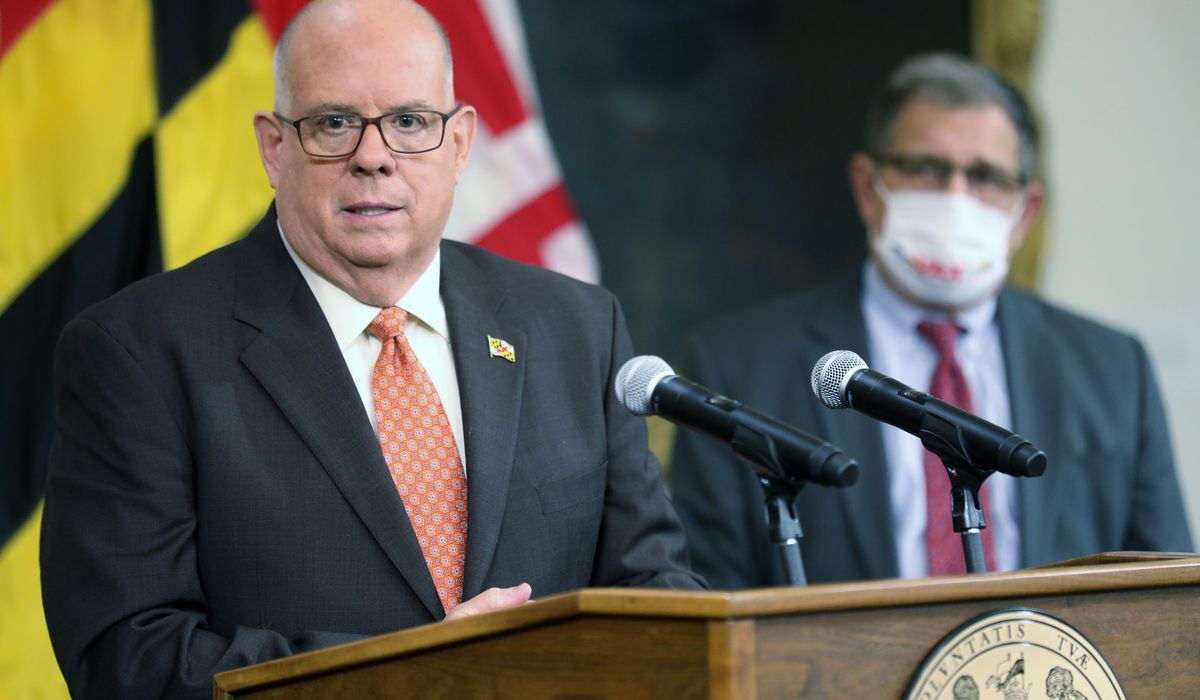 Hogan rules out lockdowns in Maryland as omicron variant
causes COVID-19 spike 1