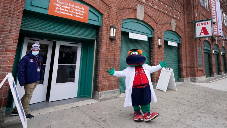 Officials are planning to open Fenway Park as a booster-only
vaccine clinic next month 1
